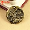 A1808 Verde Antiguo 3.5g Piezas de Movimiento Retro Accesorios Hechos a Mano para DIY Joyería Coreana 40 Piezas/Paquete