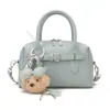 Bolsa Boston Feminina Super Popular Primavera/Verão 2026 Nova Versátil Bolsa Transversal para o Trabalho Pequena de Mão Bolsa Almofada
