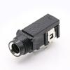 6.35-302S-3P 6,35MM Microfone Amplificador de Microfone Áudio Soquete de Áudio Lado Três/Quatro Pinos Fone de Ouvido