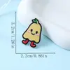 Parche Bordado de Helado de Dibujos Animados, Parche de Fresa Termoadhesivo, Parche Autoadhesivo de Caramelo, Parche Decorativo para Pasador de Pelo y Funda de Teléfono