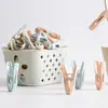 Clipes Plásticos Multifuncionais à Prova de Vento para Toalhas Domésticas, Roupas Íntimas e Meias, 30 Peças de Clipes Fixos Fortes e Duráveis