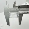 Frasco dispensador de plástico altamente transparente, frasco redondo mini de viaje, caja dispensadora cosmética, caja pequeña de almacenamiento para polvos y joyas