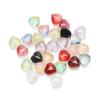 8mm Agujero Mediano Corazón de Amor Brillante Esmalte de Color Cuentas Dispersas Degradado Pétalos de Flor de Cuatro Hojas diy Hecho a Mano Vestido Horquilla para el Cabello