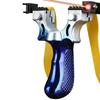 Bolsa de Tiro Antiderrapante Caça Elástico Gradiente Estilingue Bola de Aço Estilingue a Laser Azul Outdoor Prática de Mira