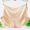 Nova roupa interior feminina de tecido RC algodão respirável buraco confortável meados de - cintura de abas largas roupa interior de algodão d2364