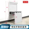 Banqueta para Cambiar Zapatos Oculta Silla de Entrada Montada en Pared Terminada Taburete para Zapatos de Baño Taburete Plegable Multifuncional para Entrada del Hogar