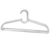 Colgador de Ropa Fabricante al por Mayor Antideslizante No Deforma Colgador de Ropa para el Hogar al Aire Libre Doble Uso Hombro Ancho Plástico Mascota Transparente Colgador de Ropa
