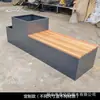 Sillas de Parque para Exteriores con Maceteros, Bancos Largos para Hoteles, Centros Comerciales, Clubes y Plazas, Asientos con Maceteros, Bancos con Diseño Artístico Personalizado