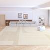 Estilo japonês malota tranquila tapete doméstico creme estilo sala de estar tapete completo quarto de cabeceira tapete sofá tapete de mesa de centro