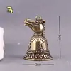 Chaveiro Pingente Sino do Zodíaco em Latão para Homens e Mulheres, Chaveiro de Carro, Pingente de Bolsa, Item de Artesanato