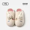 Chinelos de algodão autênticos do Coelho Miffy para mulheres, chinelos de pelúcia para casa outono e inverno para casais, chinelos quentes de pelúcia de inverno para homens