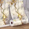 Pegatinas de Pared de Mármol Papel Tapiz Imitación Azulejo Autoadhesivo Impermeable y a Prueba de Humedad Decoración de Pared de Baño Cubierta Adhesivo Fuerte Venta al por Mayor