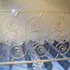 Corrimãos de Escada de Ferro Europeus, Artesanato em Metal, Guarda-corpos de Construção, Peças Florais de Ferro Forjado, Escadas de Cobre Imitação para Casa