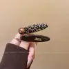 Clipe de Cabelo BB Clip Redondo com Estampa de Leopardo, Clipe Reto, Clipe para Franja Lateral, Novo Clipe de Cabelo de Alta Qualidade para Franja da Testa 2026