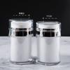 En Stock Bomba de Presión de Pico de Pato de Boca Plana Botella de Vacío para Crema 50g Botella de Crema de Maquillaje Botella Dispensadora de Cosméticos Fabricante
