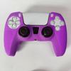 Adecuado para funda protectora de silicona para mando de juego PS5 de Black Myth Wukong con punto antideslizante camuflaje de color puro mezclado inalámbrico