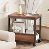 Mesa Lateral de Sofá Sala de Estar Doméstica Moderna Simples Mesa de Centro Varanda Quarto Mesa Pequena Simples Camadas Removível Gabinete Lateral