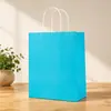 Bolsas tote, sacolas de papel kraft, impressas com logotipos, para carregar milk tea, produtos de panificação e comida para levar; também adequadas como sacolas de presente para o Festival do Meio Outono