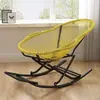 Sillón mecedor colorido de moda, reclinable para adultos, sofá perezoso de ocio para balcón, silla relajante para sala de estar, sillón mecedor para exteriores en casa