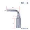 Acero al Carbono Resina Tubería Fitting Hidráulico Tipo Ferrule Paso Recto Codo de Unión en T Fitting en Ángulo Recto Núcleo de Expansión Fitting para Tubería de Aceite Lubricante de Alta Presión