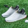 Novos Sapatos de Golfe Primavera e Verão Tênis Esportivos Casuais Masculinos Sapatos de Golfe com Cadarço Tênis Esportivos da Moda