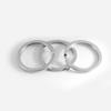 Llavero de Apertura Llavero de Coche Colgante Accesorios para Llavero Anillo Plano Multitamaño Joyería Hecha a Mano DIY Accesorios
