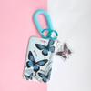 Set de Tarjetas Lindas Anti-pérdida para Niña Estudiante Dibujos Animados Mariposa Estilo Ins Bolsa para Tarjetas de Campus Tarjetas de Juego Cubierta Protectora para Tarjeta de Acceso