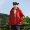 Chaqueta de Grafeno para Exteriores de Marca Grande Mismo Estilo para Hombres y Mujeres Conjunto Desmontable de Dos Piezas Tres en Uno Ropa a Prueba de Viento e Impermeable para Montañismo