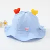 Chapéu de Sol Fofo Chapéu de Pescador Chapéu de Bebê para Primavera e Outono Chapéu de Sol Fino de Verão para Bebê Menino e Menina Proteção Solar Chapéu de Princesa