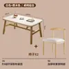 Mesa de Jantar para Uso Doméstico, Apartamento Pequeno, Sala de Estar, Mesa de Jantar Retangular, Mesa de Jantar para Casa Alugada, Mesa de Jantar e Cadeiras Simples para Uso Comercial