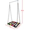 Columpio de Juguete para Loro Juguete para Pájaro Pequeño Columpio de Cuentas de Madera Cuentas de Madera de Manzano Marco para Trepar Molar Jugar
