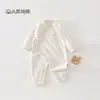 Roupas de bebê, algodão puro Classe A, coleção primavera e outono, macacão para recém-nascido, 0-6 meses, macacão de borboleta para bebês, roupa de casa