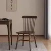 Cadeira de Jantar Minimalista Italiana em Madeira Maciça Cadeira com Encosto Cadeira Windsor Simples Moderna Nórdica Chinesa Carvalho Sala de Jantar Sala de Estar