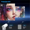 [Exclusivo Transfronterizo] Proyector HD 1080P para Dormitorios, Duplicación de Pantalla Inalámbrica, Inteligente y Portátil