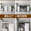 Cama litera para dormitorio de estudiante universitario Cama combinada Cama para adultos para el hogar Apartamento Cama de hierro forjado Apartamento pequeño Cama elevada alta y baja