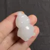 Nueva Cadena con Colgante Zodiaco Verde Tianshan Jade de Seda Dorada de Xinjiang Tallado Animal Tridimensional Colgante Zodiaco