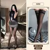 Lingerie Sexy Amizade Laranja Desejo Puro Saia Bodycon de Secretária Uniforme de Comissária de Bordo Noite Apaixonada Conjunto Sem Tirar Estilo Abstinência Qqny