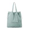 Bolsa Tote de Grande Capacidade Estilo K, Logo Feito Sob Medida, Bolsa de Ombro Leve Literária e Artística, Roupa de Trabalho e Bolsa de Compras para Lazer e Viagem