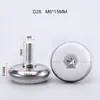 Base elevada ajustable soporta los pies de la máquina, correas de goma con tornillos, almohadillas de ajuste para pies de equipo, pies de base fija para máquinas herramienta