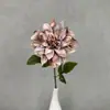 Nuevo producto transfronterizo: Flor de dalia artificial individual para decoración de bodas de alta gama, decoración del hogar y dalia para pintura al óleo
