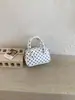 E-commerce transfronteiriço bolsa pequena estilosa de bolinhas feminina nova estilo coreano bolsa de mão ins bolsa Boston bolsa de ombro única transversal moderna