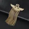 Terno Personalizado Masculino com Insígnia de Franja, Joias de Instrumento Guitarra, Broche de Corrente, Acessórios de Broche de Bola Torcida