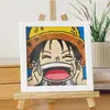 Presente Artesanal Pintura com Diamantes Brilhantes Brinquedo Educativo com Adesivos de Diamante e Porta-Retrato Peça de Exibição Criativa DIY