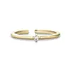Anel Feminino Elegante de Prata 925 Estilo Coreano Simples Estilo Ins com Microincrustação de Diamante Brilhante Anel Aberto de Alto Padrão Joia de Prata