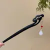 Horquilla de Aleación con Estilo Antiguo para Mujer, Horquilla de Alta Gama Estilo Chino Nuevo, Horquilla Versátil con Borla, Accesorio para el Cabello Retro para Moño en la Parte Posterior de la Cabeza