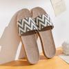 Sandalias y pantuflas para el hogar para mujer, primavera y otoño, verano, ratán, paja, interior, hogar, lino, antideslizantes, sin olor, pies, cuatro estaciones, venta al por mayor para hombres