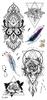 Pegatinas de tatuaje de la serie TL especial transfronteriza, resistentes al agua, con combinación de animales y plantas, pegatinas de tatuaje de transferencia de agua en stock.