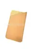 Bolsa de Armazenamento para Óculos Vintage Simples Portátil à Prova de Poeira Bolsa para Óculos Cor Sólida Couro PU Abertura Lateral Caixa para Óculos Bolsa para Óculos de Leitura