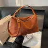 Bolsa de Ombro Única Estilo Novo Retrô Francês Estilo Preguiçoso Grande Capacidade Bolsa Almofada Moda para o Dia a Dia Portátil Transversal Bolsa Feminina