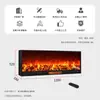 Chimenea Digital Personalizada Fuego Simulado Gabinete Decorativo Empotrado Calentador Sala de Estar Hogar Gabinete de TV con Llama Núcleo de Estufa